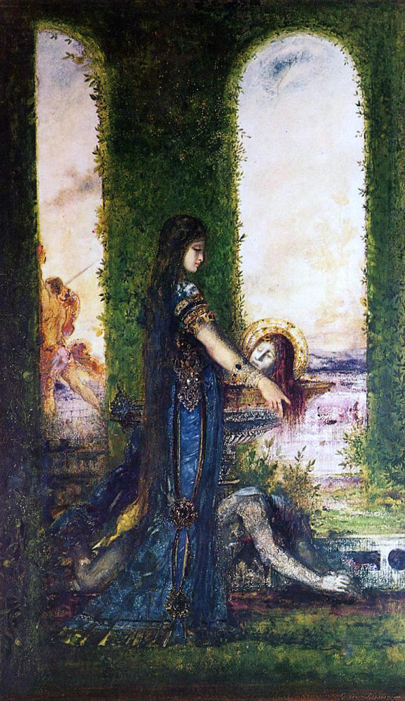  Gustave Moreau Salome in the Garden - Canvas Art Print