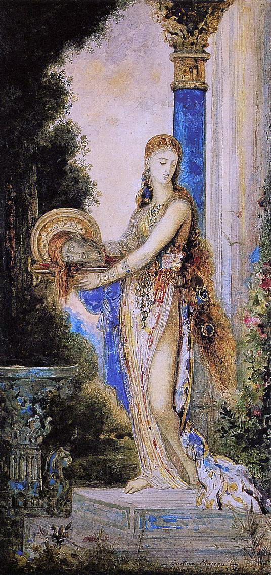 Gustave Moreau Salome with Column - Canvas Art Print