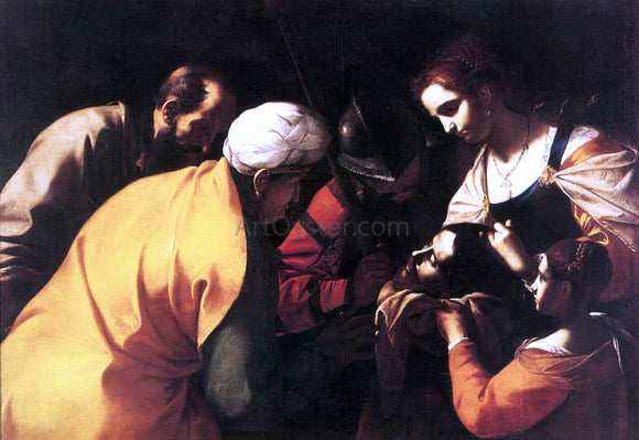  Mattia Preti Salome with the Head of St John the Baptist - Canvas Art Print