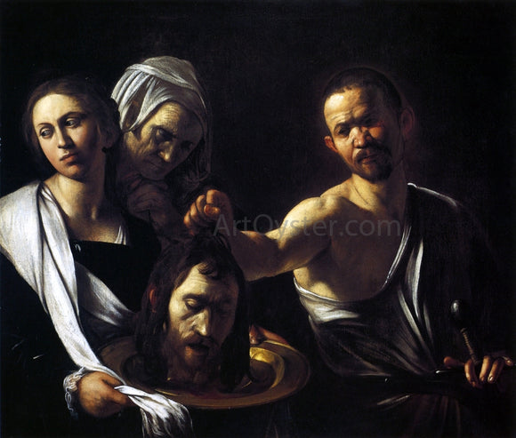  Caravaggio Salome with the Head of St. John the Baptist - Canvas Art Print