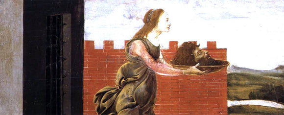 Sandro Botticelli Salome with the Head of St John the Baptist - Canvas Art Print