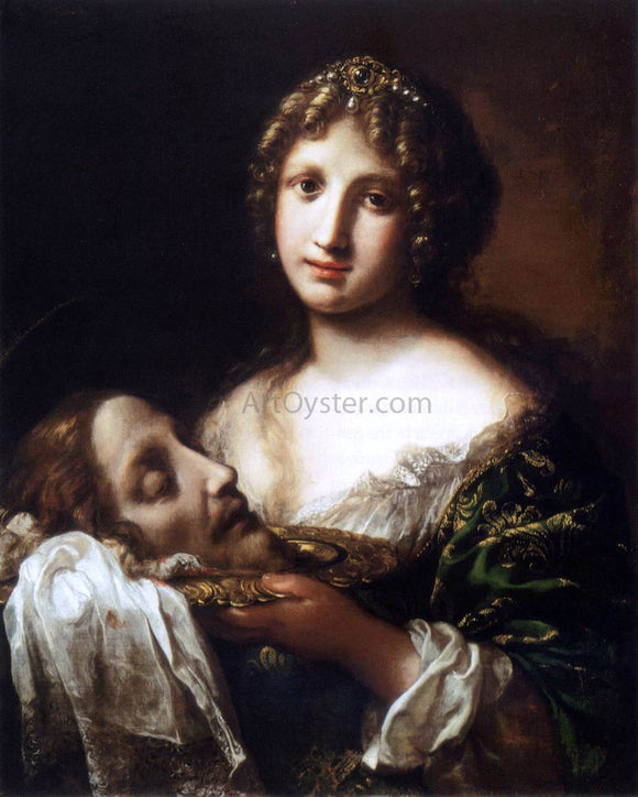  Onorio Marinari Salome with the Head of the Baptist - Canvas Art Print