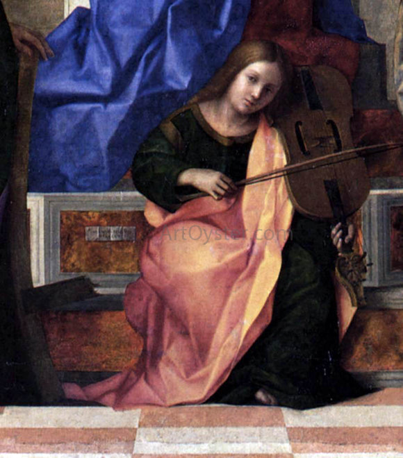  Giovanni Bellini San Zaccaria Altarpiece (detail) - Canvas Art Print