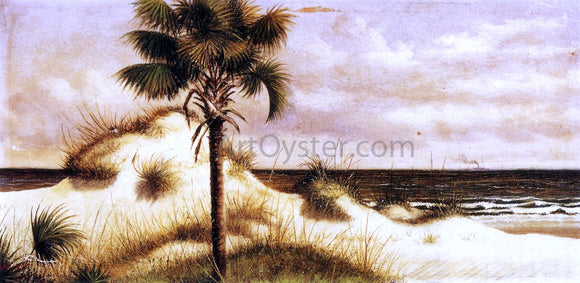 William Aiken Walker Sand Dunes, Palmetto (Sabal) and Steamboat - Canvas Art Print