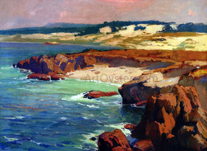  Franz Bischoff Sand Dunes & Rocky Coast - Canvas Art Print