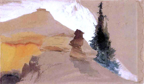  Thomas Moran Sand in the Canyon - Canvas Art Print