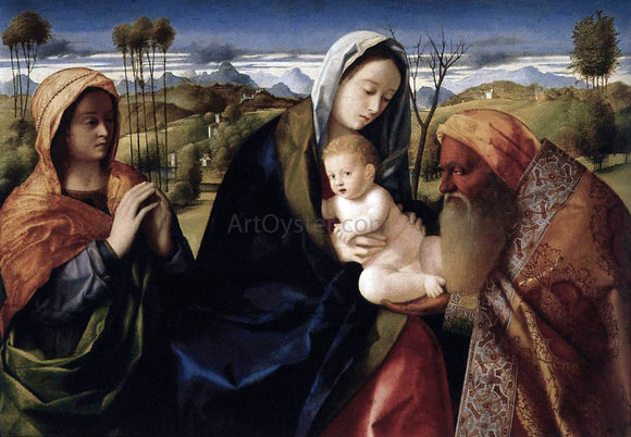  Giovanni Bellini Santa Conversazione - Canvas Art Print