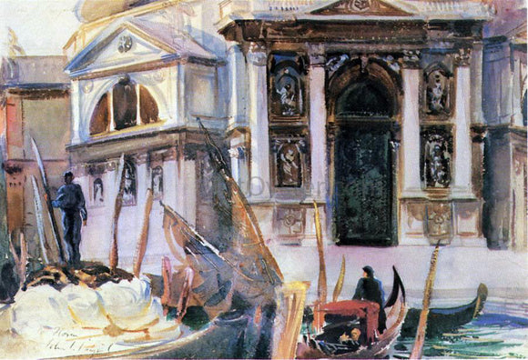  John Singer Sargent Santa Maria della Salute - Canvas Art Print