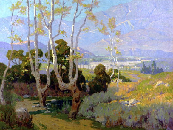  Elmer Wachtel Santa Paula Valley - Canvas Art Print