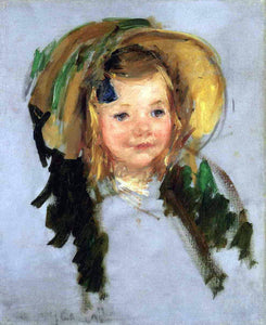  Mary Cassatt Sara in a Bonnet - Canvas Art Print