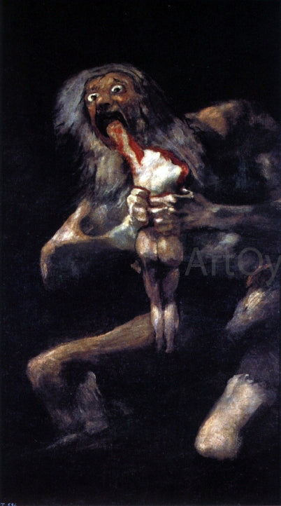  Francisco Jose de Goya Y Lucientes Saturn - Canvas Art Print