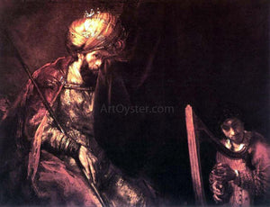  Rembrandt Van Rijn Saul and David - Canvas Art Print