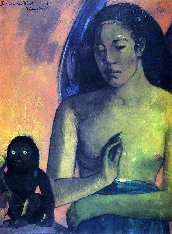  Paul Gauguin Savage Poems - Canvas Art Print