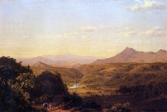  Frederic Edwin Church Scene Among the Andes - Canvas Art Print
