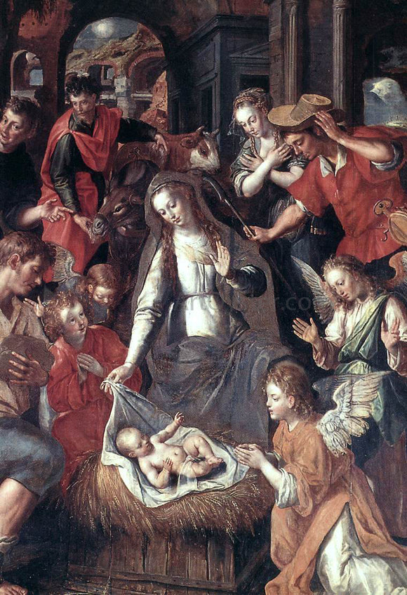  Marten De Vos Scene from the Life of the Virgin - Canvas Art Print