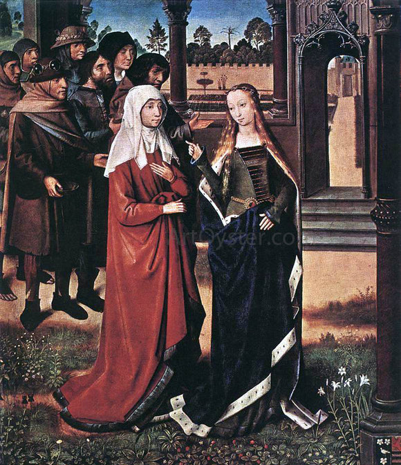  Master lucy Legend Scene from the St Lucy Legend - Canvas Art Print