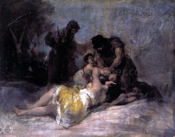  Francisco Jose de Goya Y Lucientes Scene of Rape and Murder - Canvas Art Print