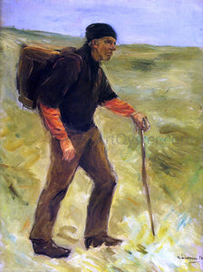  Max Liebermann Schreitender Bauer - Canvas Art Print