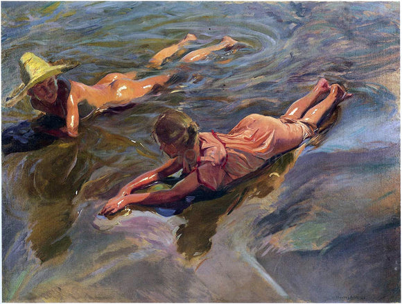  Joaquin Sorolla Y Bastida Sea Idyll - Canvas Art Print