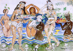  Maurice Prendergast Sea Maidens - Canvas Art Print