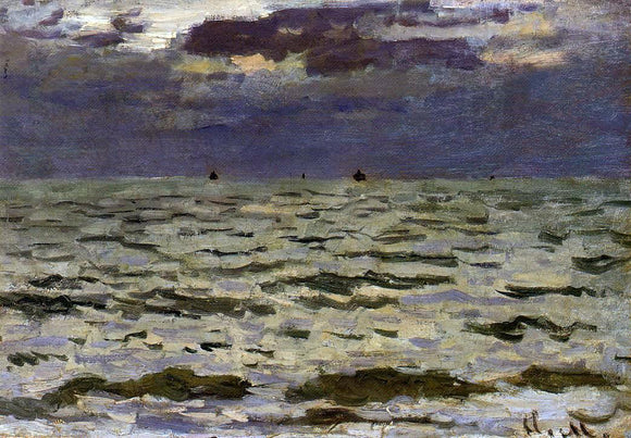  Claude Oscar Monet Seascape - Canvas Art Print