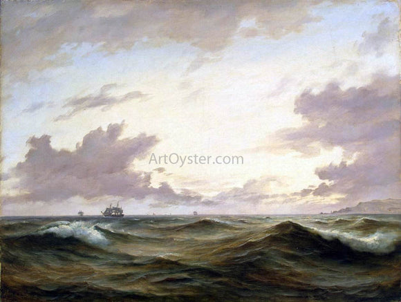  Anton Melbye Seascape - Canvas Art Print