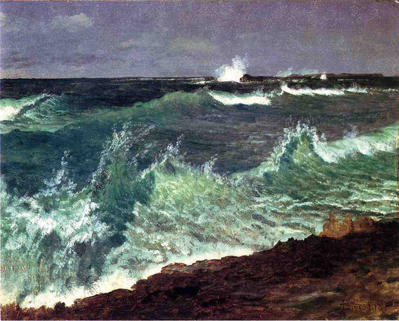  Albert Bierstadt Seascape - Canvas Art Print