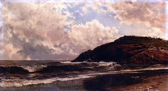  Alfred Thompson Bricher Seascape, Coast of Maine - Canvas Art Print