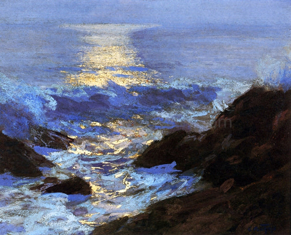  Edward Potthast Seascape Moonlight - Canvas Art Print