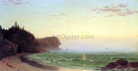  Alfred Thompson Bricher Seascape: Sunset - Canvas Art Print