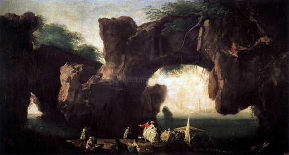  Claude-Joseph Vernet Seascape, View of Sorrento - Canvas Art Print