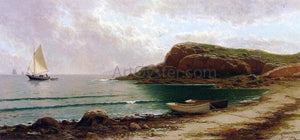  Alfred Thompson Bricher Seascape with Dories and Sailboats - Canvas Art Print