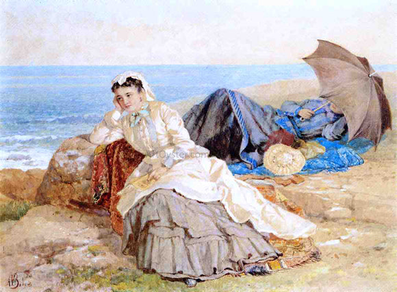  Albert Fitch Bellows Seaside Reflections - Canvas Art Print