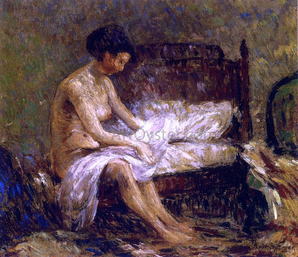 Robert Spencer Seated Nude - Canvas Art Print