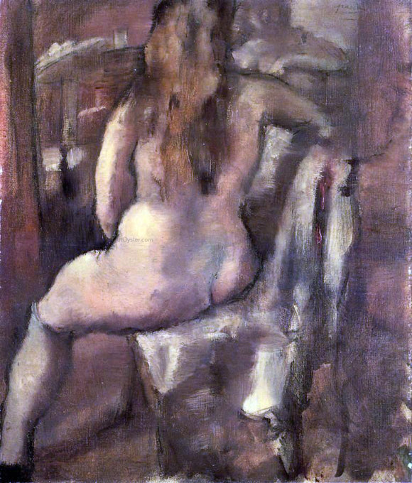  Jules Pascin Seated Nude - Canvas Art Print