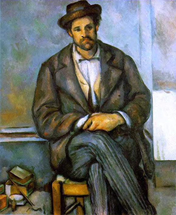  Paul Cezanne Seated Peasant - Canvas Art Print
