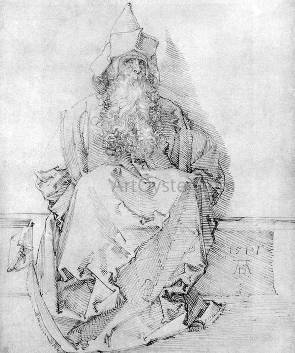  Albrecht Durer Seated Prophet - Canvas Art Print