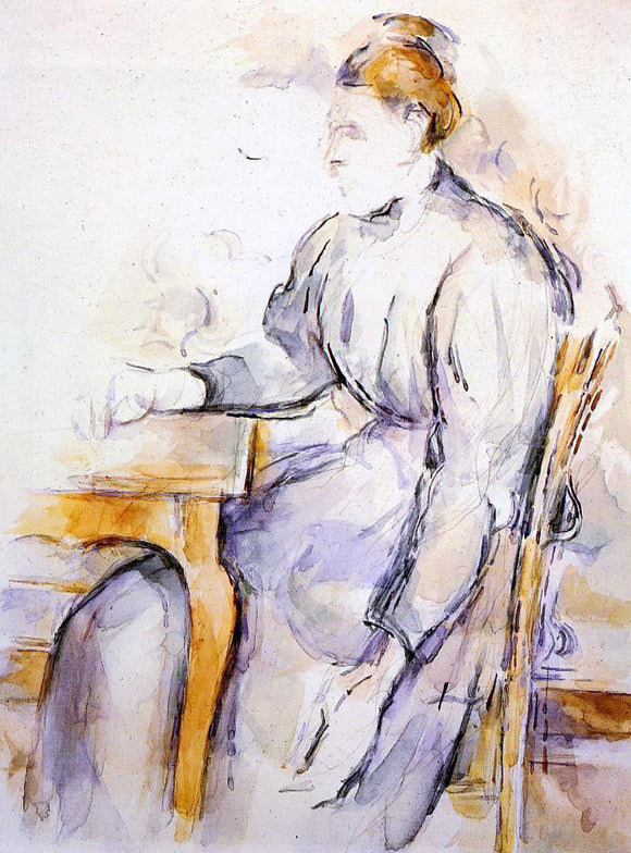  Paul Cezanne Seated Woman - Canvas Art Print