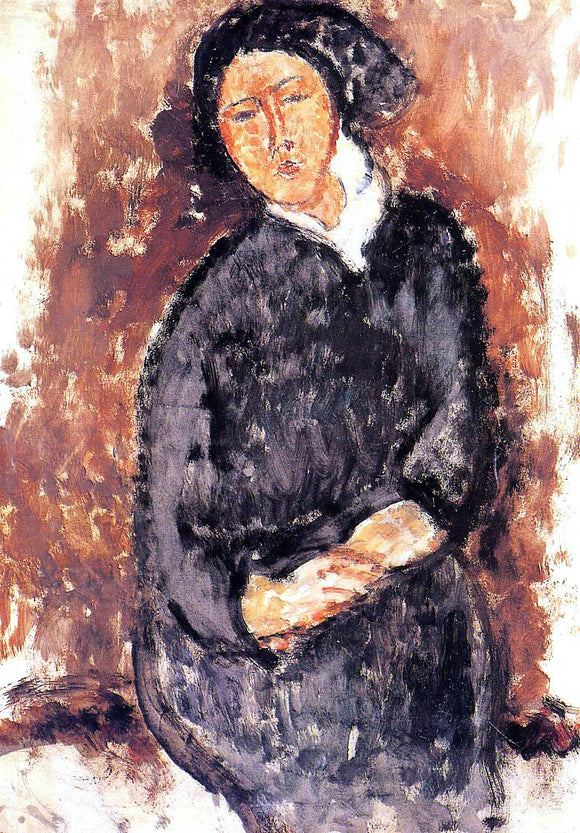  Amedeo Modigliani Seated Woman - Canvas Art Print