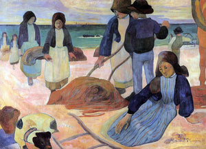  Paul Gauguin Seaweed Gatherers - Canvas Art Print