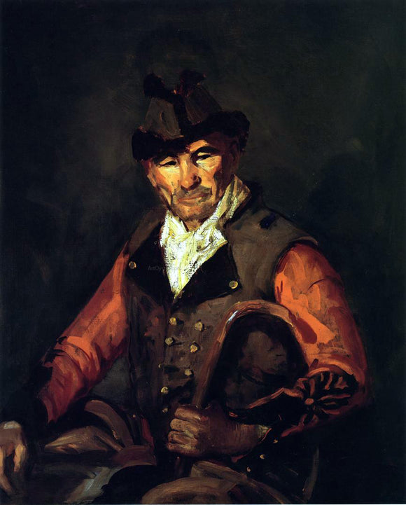  Robert Henri Segovia Man in Fur-Trimmed Hat - Canvas Art Print
