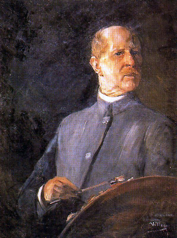  Jose Villegas Y Cordero Self-Portrait - Canvas Art Print