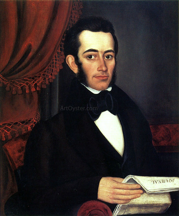  Joseph Whiting Stock Self Portrait - Canvas Art Print