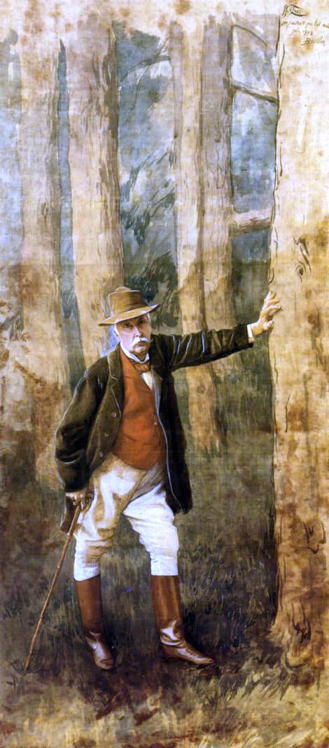  James Tissot Self Portrait - Canvas Art Print