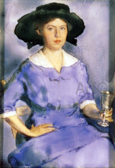  Lucy Mary Stanton Self Portrait - Canvas Art Print