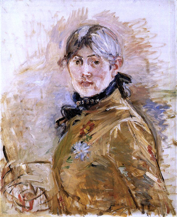  Berthe Morisot Self Portrait - Canvas Art Print