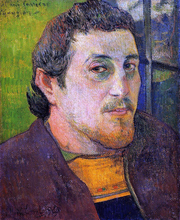  Paul Gauguin Self Portrait at Lezaven - Canvas Art Print