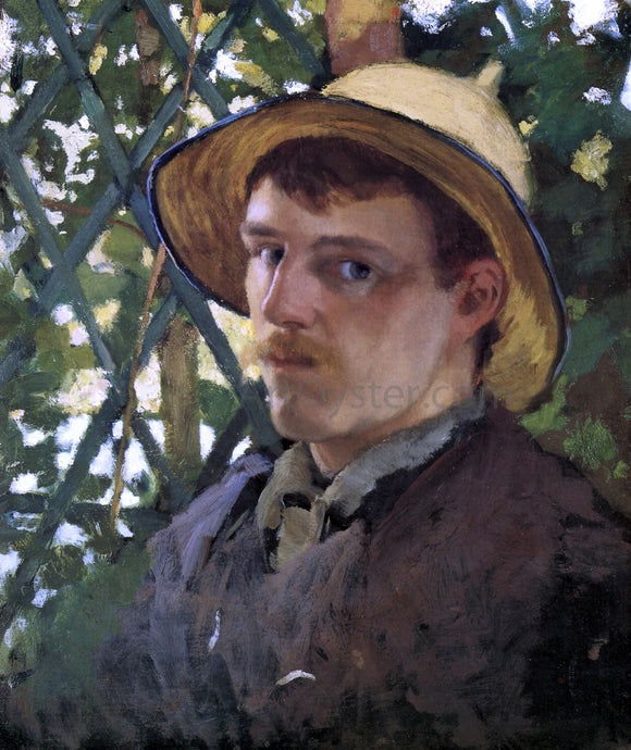  Will Hicok Low Self Portrait at Montigny - Canvas Art Print