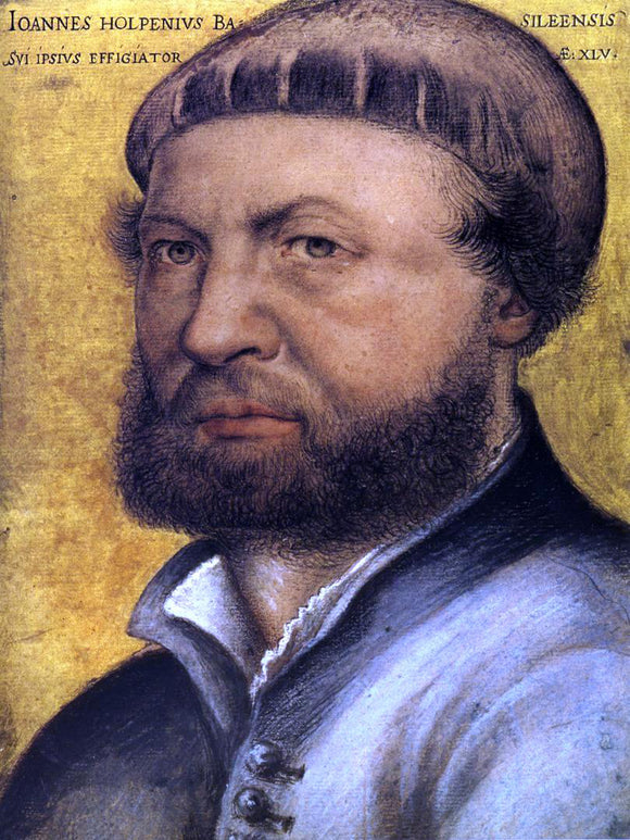  The Younger Hans Holbein Self Portrait - Canvas Art Print