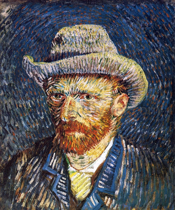  Vincent Van Gogh Self Portrait with Felt Hat - Canvas Art Print